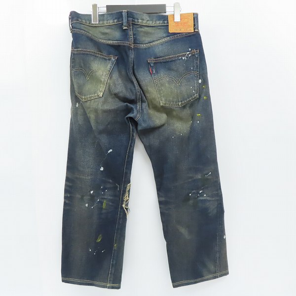 LEVIS/リーバイス 501XX 1955モデル/LVC レイバークラッシュド デニム