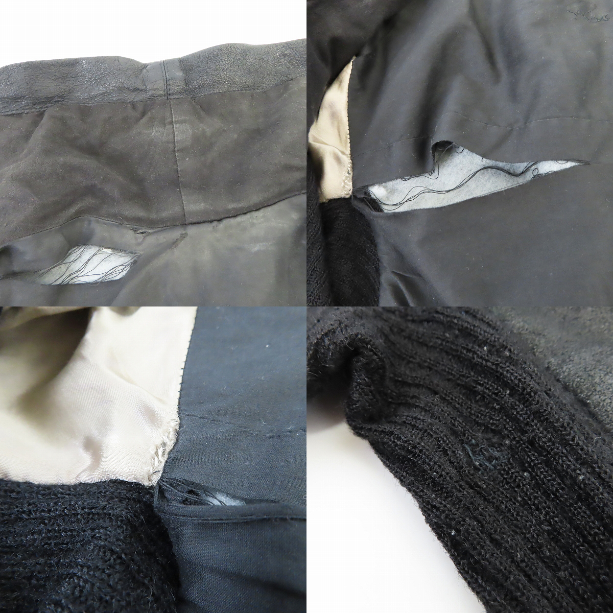 実際に弊社で買取させて頂いたRick Owens/リックオウエンス レディース ラムレザー ライダースジャケット RO 1743/38の画像 4枚目