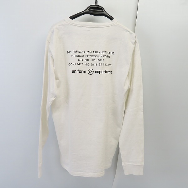 実際に弊社で買取させて頂いたuniform experiment/ユニフォーム エクスペリメント 18SS L/S UEN PHYSICAL FITNESS TEE ロングTシャツ UE-180070/3の画像 1枚目