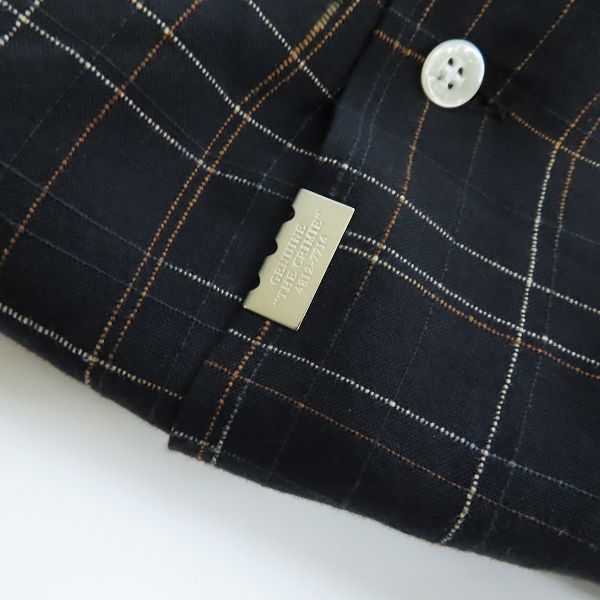 実際に弊社で買取させて頂いたTHE CRIMIE/クライミー 長袖チェックシャツ/Lの画像 6枚目
