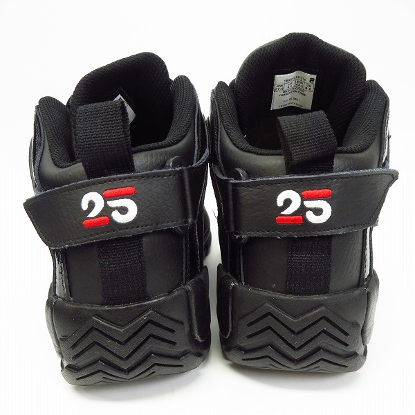 実際に弊社で買取させて頂いたFILA/フィラ 21FW Grant Hill 2/グランドヒル 25th Anniversary Black 25周年 1BM01374-014/27.5の画像 1枚目