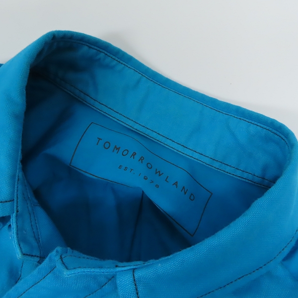 実際に弊社で買取させて頂いたTOMORROWLAND/トゥモローランド 染色 オーバーサイズ長袖シャツ WS018CU/XSの画像 5枚目