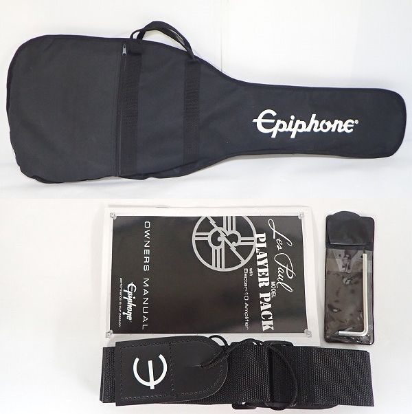 実際に弊社で買取させて頂いた★Epiphone/エピフォン Les Paul Special II LE Ebony/レスポールスペシャル ソフトケース付の画像 9枚目