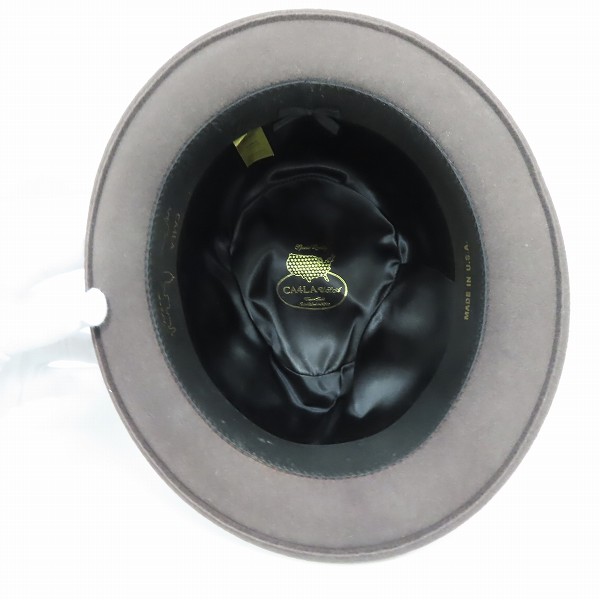 実際に弊社で買取させて頂いたCA4LA/カシラ ウール ブラウン系 中折れハット/帽子の画像 4枚目