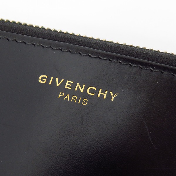 実際に弊社で買取させて頂いたGIVENCHY/ジバンシィ スター/ロゴ ジップクラッチバッグ/ポーチの画像 8枚目