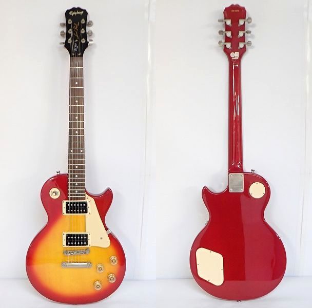実際に弊社で買取させて頂いた★Epiphone/エピフォン Les Paul 100 /レスポール ボルトオンネック ソフトケース付の画像 1枚目
