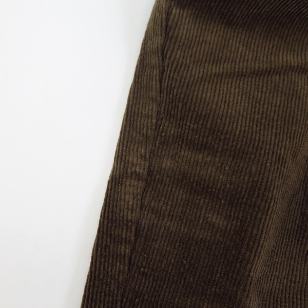 実際に弊社で買取させて頂いた417 by EDIFICE/エディフィス コーデュロイ生地 2Bテーラードジャケット/パンツ セットアップ ブラウン/Mの画像 4枚目