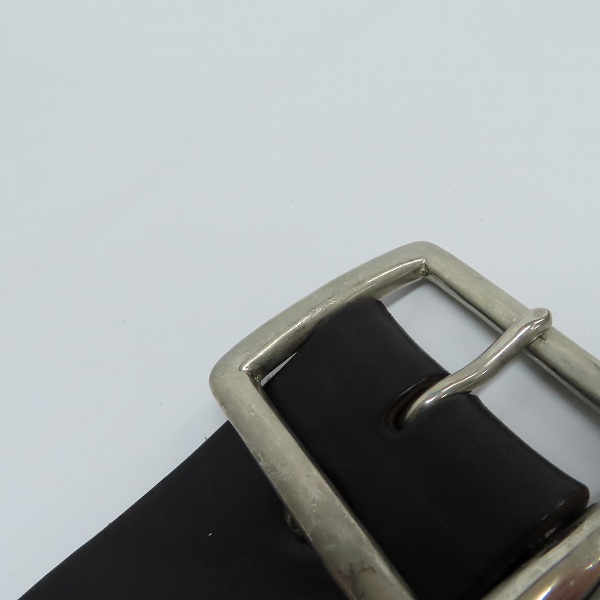 実際に弊社で買取させて頂いたHTC/Hollywood Trading Company/エイチティーシー フラワースタッズ/ストーン レザーベルト/34の画像 7枚目