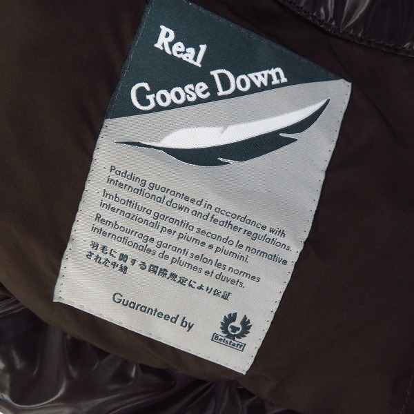 実際に弊社で買取させて頂いたBelstaff Silver Label/ベルスタッフ シルバーレーベル ナイロン ダウンジャケット Lの画像 3枚目