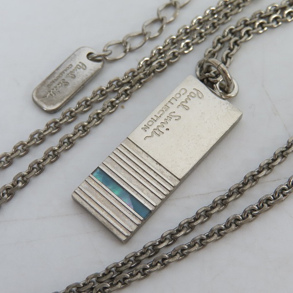 実際に弊社で買取させて頂いたPaul Smith/ポールスミス COLLECTION ロゴ プレート ペンダント/ネックレス チェーン付き