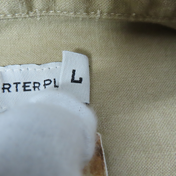 実際に弊社で買取させて頂いたHEAD PORTER PLUS/ヘッドポータープラス サファリジャケット Lの画像 6枚目