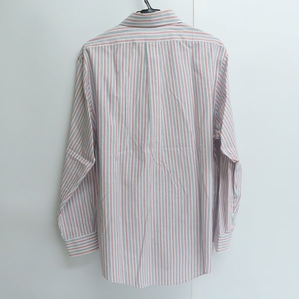 実際に弊社で買取させて頂いたBROOKS BROTHERS/ブルックスブラザーズ ストライプ柄 胸刺繍 長袖シャツ/Lの画像 1枚目