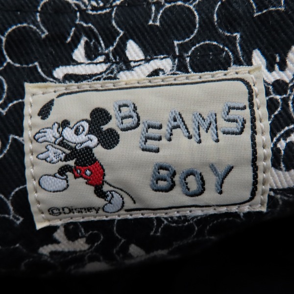 実際に弊社で買取させて頂いたPORTER×Disney×BEAMS BOY/ポーター×ディズニー×ビームス ボーイ MICKEY ミッキー ウエストバッグ の画像 4枚目