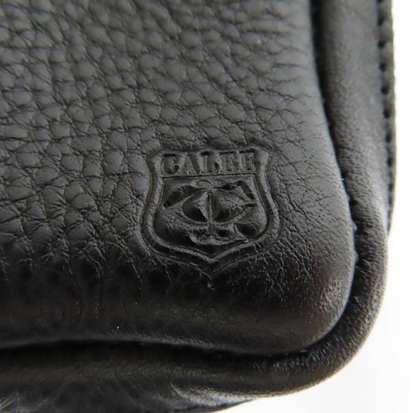 実際に弊社で買取させて頂いたCALEE/キャリー 20AW フック付き スター レザー ポーチ CL-20AW008SLの画像 4枚目