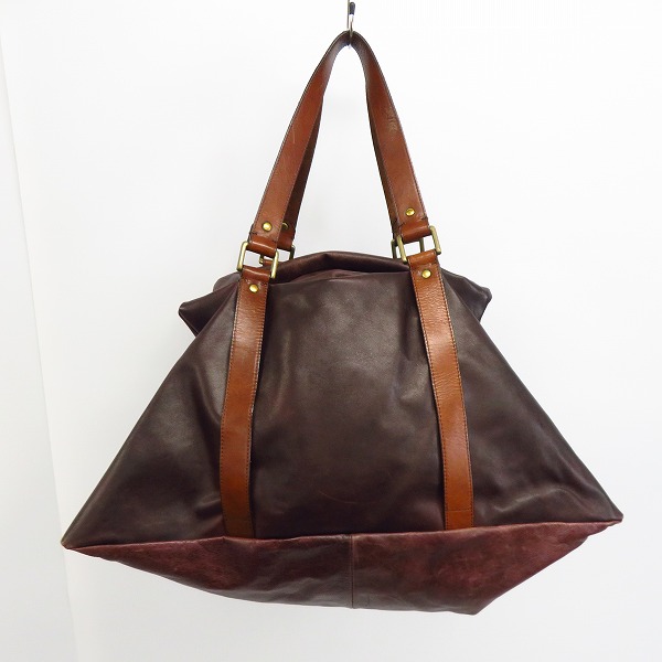 実際に弊社で買取させて頂いたMIHARAYASUHIRO/ミハラヤスヒロ レザー バックの画像 1枚目