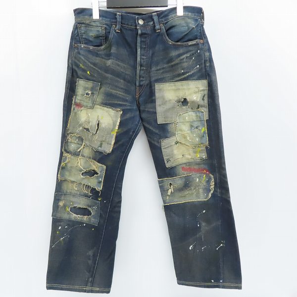 LEVIS/リーバイス 501XX 1955モデル/LVC レイバークラッシュド デニム