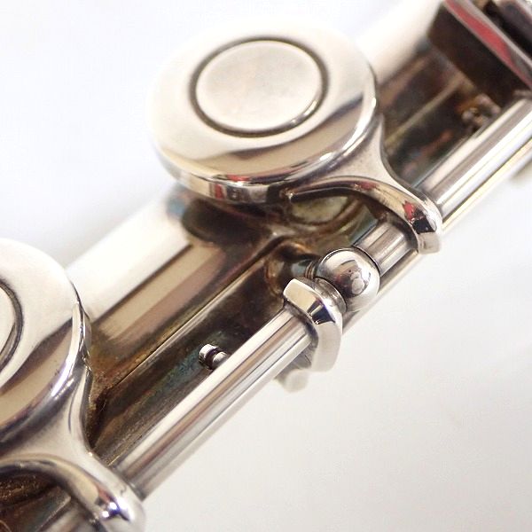 実際に弊社で買取させて頂いたYAMAHA/ヤマハ YFL-311/YFL311 フルート 頭部管銀製 Eメカ付 ハードケース・ケースカバー付の画像 6枚目