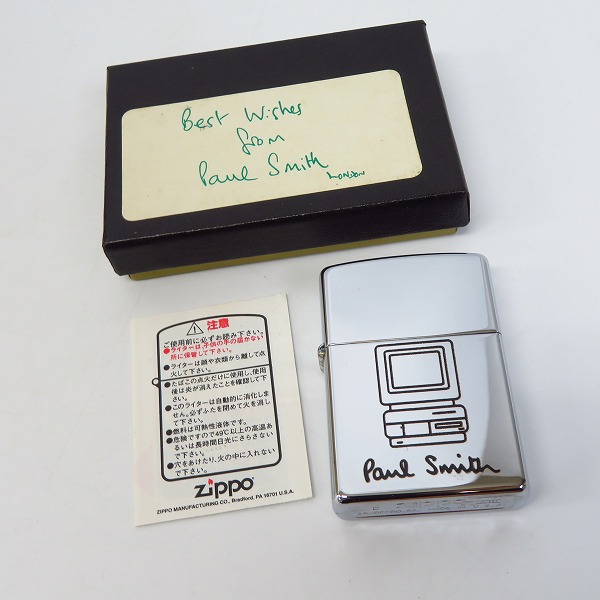 実際に弊社で買取させて頂いたZIPPO/ジッポー Paul Smith/ポールスミス 97年製の画像 6枚目