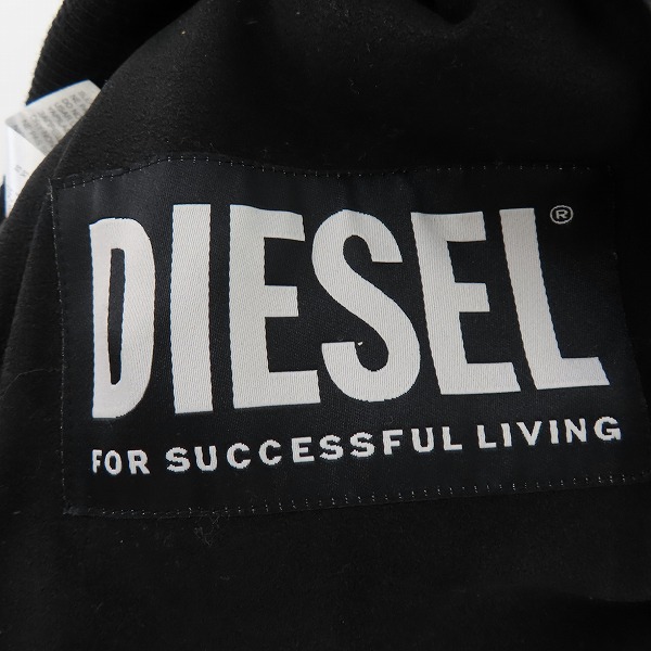 定価15万↑】DIESEL/ディーゼル L-ABBOTT ラムレザージャケット A02721