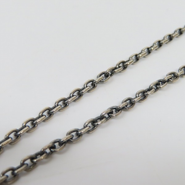 実際に弊社で買取させて頂いたDEAL DESIGN/ディールデザイン シックススターチャーム/ロゴプレートネックレスチェーン 2点セットの画像 6枚目