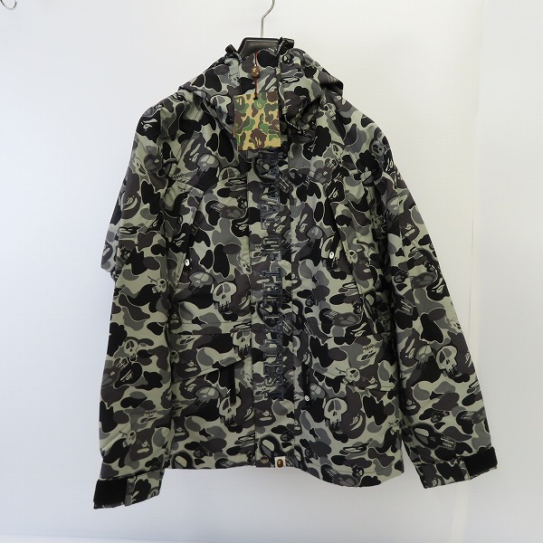 A Bathing Ape×stussy迷彩ジャケット 110cm ア ベイシング エイプ A BATHING APE STUSSY ステューシー 迷彩
