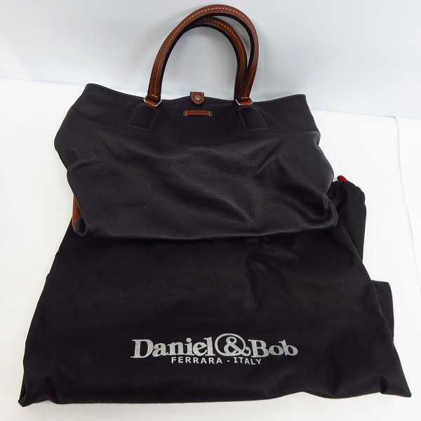 実際に弊社で買取させて頂いたDaniel&Bob/ダニエル＆ボブ TOMORROWLAND/トゥモローランド レザー トートバッグの画像 8枚目