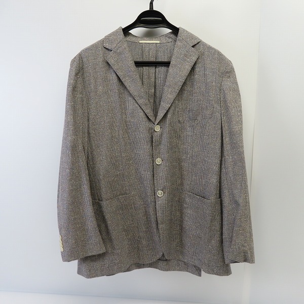 実際に弊社で買取させて頂いたSOVEREIGN UNITED ARROWS/ユナイテッドアローズ リネン混 3Bテーラードジャケット/52