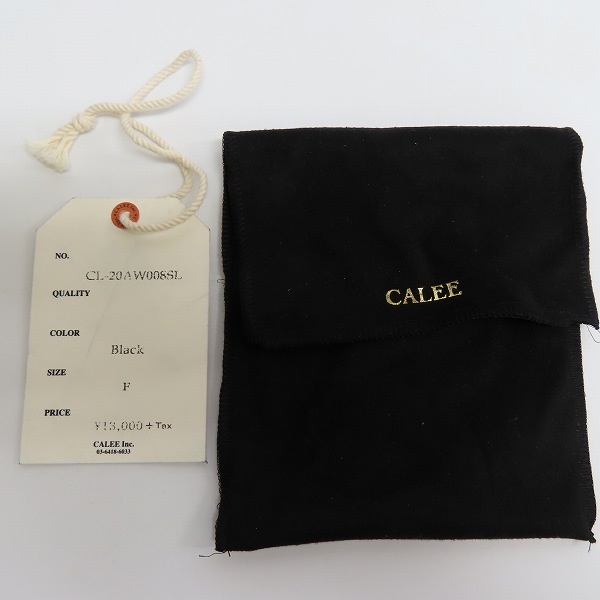 実際に弊社で買取させて頂いたCALEE/キャリー 20AW フック付き スター レザー ポーチ CL-20AW008SLの画像 7枚目