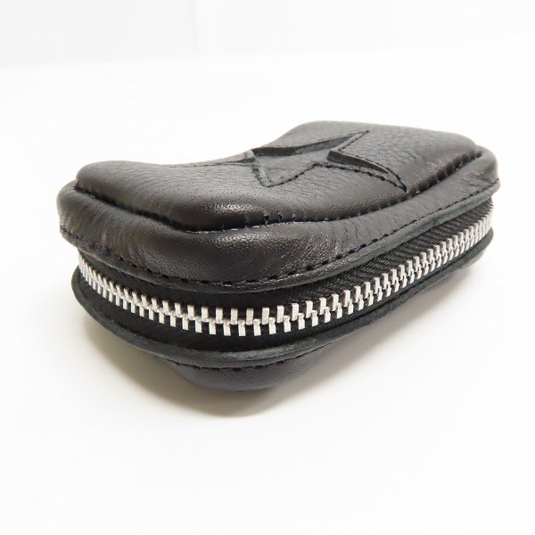 実際に弊社で買取させて頂いたCALEE/キャリー 20AW フック付き スター レザー ポーチ CL-20AW008SLの画像 2枚目