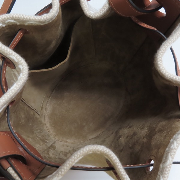 実際に弊社で買取させて頂いたLOEWE/ロエベ バルーンバッグ スモール  アナグラムジャカード&カーフの画像 4枚目