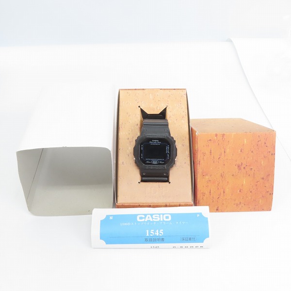 実際に弊社で買取させて頂いたG-SHOCK×EDIFICE/Gショック TOKYO DESIGN PROJECT/東京デザインプロジェクト DW-5600BC-1AJR【動作未確認】の画像 6枚目