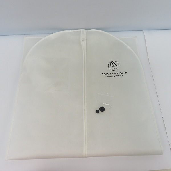 実際に弊社で買取させて頂いたBEAUTY&YOUTH UNITED ARROWS/ビューティー＆ユース BY ソリッド メルトン チェスターコート 1225-139-8753/Lの画像 7枚目