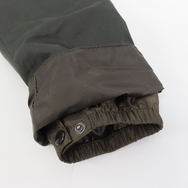 実際に弊社で買取させて頂いたBarbour/バブアー オイルドジャケット SL BORDER MWX0534SG91/38の画像 7枚目