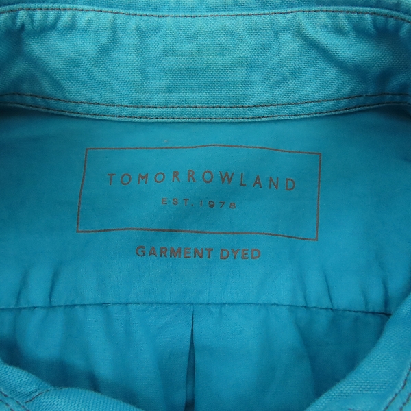 実際に弊社で買取させて頂いたTOMORROWLAND/トゥモローランド 染色 オーバーサイズ長袖シャツ WS018CU/XSの画像 2枚目