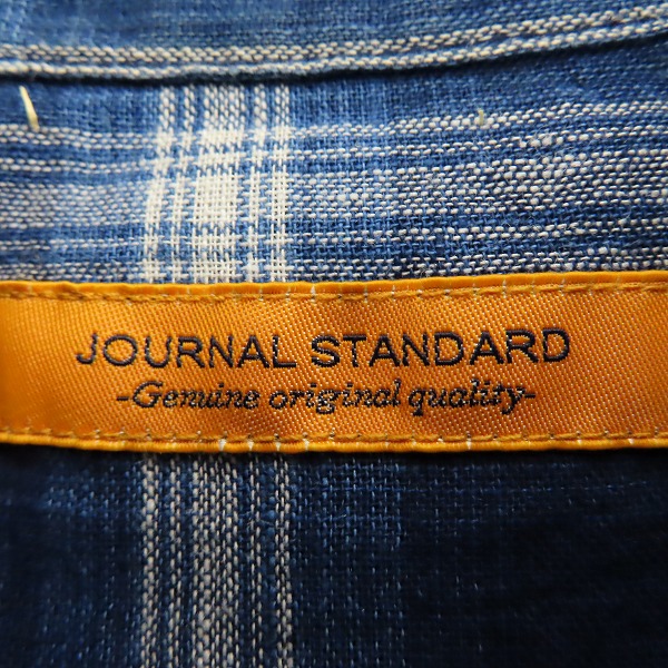 実際に弊社で買取させて頂いたJOURNAL STANDARD/ジャーナルスタンダード チェックシャツ/Sの画像 2枚目