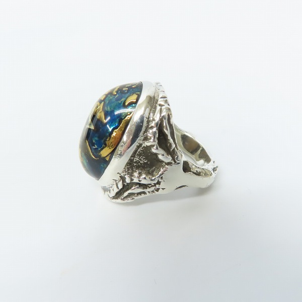 実際に弊社で買取させて頂いたALEX STREETER/アレックスストリーター エンジェルハートリング ギャラクシーシリーズ EARTH/アース/14.5号の画像 2枚目