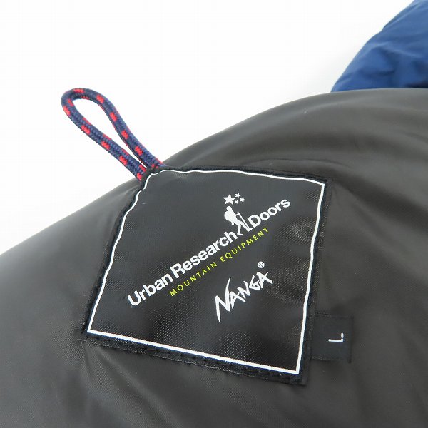 実際に弊社で買取させて頂いたNANGA×URBAN RESEARCH DOORS/ナンガ×アーバンリサーチ AURORA ダウンジャケット DR52-17N001/Lの画像 2枚目