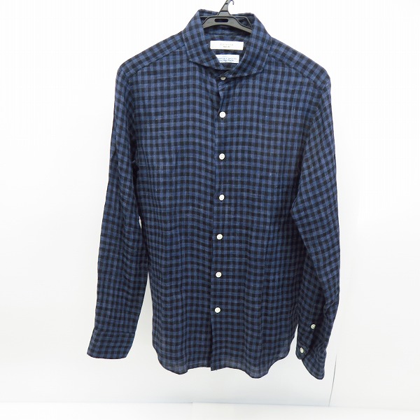 実際に弊社で買取させて頂いたEDIFICE/エディフィス TESSITURA MONTI リネン長袖シャツ/M