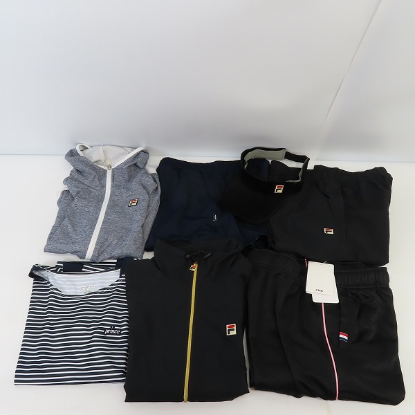 実際に弊社で買取させて頂いた【未使用含む】FILA/フィラ PRINCE/プリンス レディース ゴルフウェア 7点セット