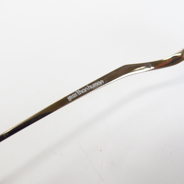 実際に弊社で買取させて頂いたLess than human/レスザンヒューマン PURPLE ハーフリム アイウェア/メガネフレームの画像 4枚目