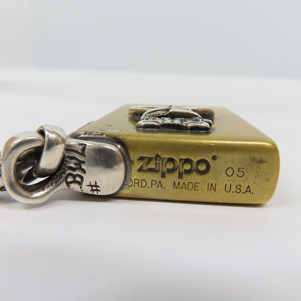 実際に弊社で買取させて頂いたBWL/ビルウォールレザー ZIPPO/ジッポー スター 2005年製の画像 2枚目