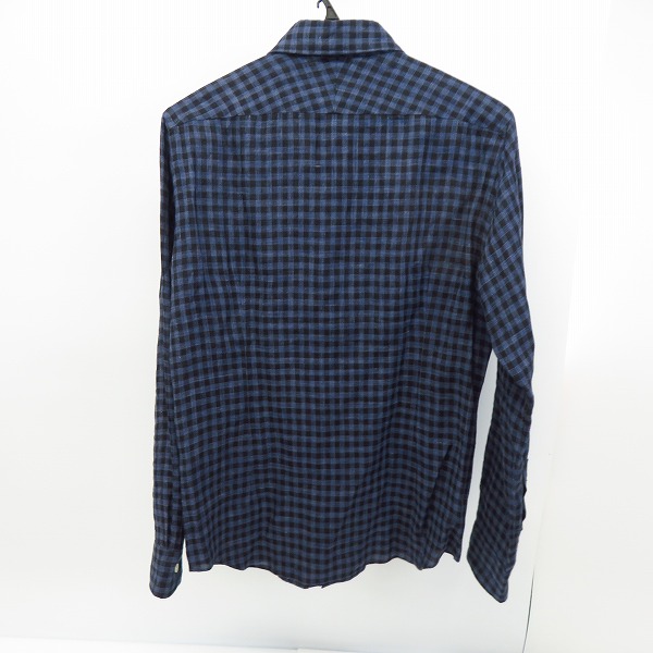 実際に弊社で買取させて頂いたEDIFICE/エディフィス TESSITURA MONTI リネン長袖シャツ/Mの画像 1枚目