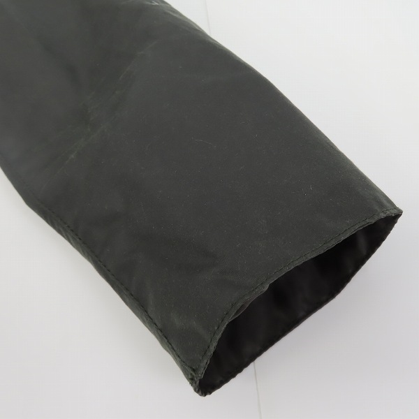 実際に弊社で買取させて頂いたBarbour/バブアー オイルドジャケット SL BORDER MWX0534SG91/38の画像 6枚目