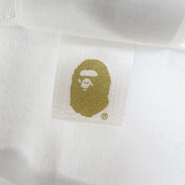 実際に弊社で買取させて頂いたA BATHING APE/アベイシングエイプ BAPE STORE 札幌 20周年記念 日本猿紀行 半袖Tシャツ ホワイト/Mの画像 4枚目