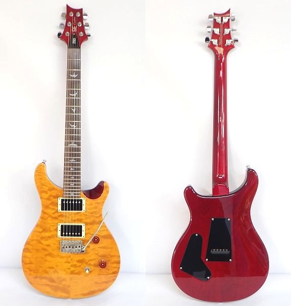 実際に弊社で買取させて頂いた★PRS/Paul Reed Smith/ポールリードスミス SE Custom 24 25th Anniversary ディマジオPU搭載 バードインレイの画像 1枚目