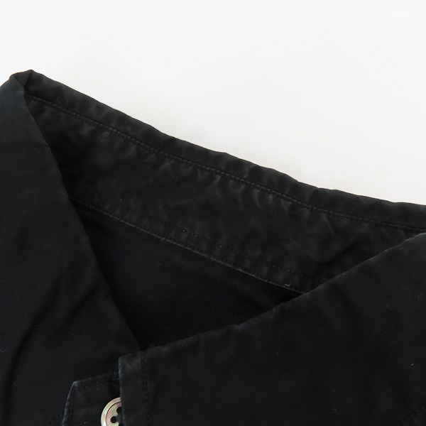 実際に弊社で買取させて頂いたuniform experiment/ユニフォームエクスペリメント ペイント加工 ナンバリング 長袖シャツ UE-160052/3の画像 2枚目