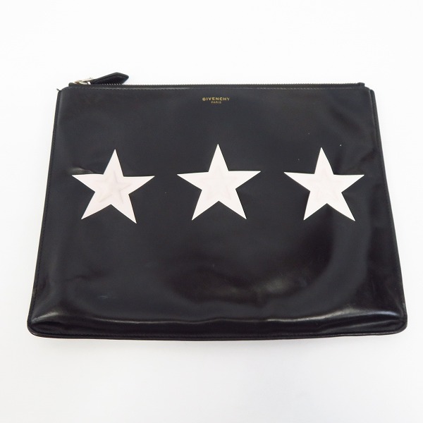 実際に弊社で買取させて頂いたGIVENCHY/ジバンシィ スター/ロゴ ジップクラッチバッグ/ポーチ