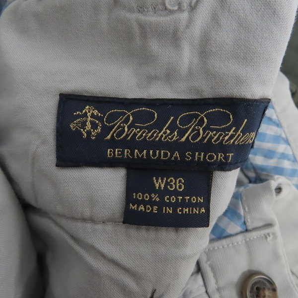 実際に弊社で買取させて頂いた【未使用】BROOKS BROTHERS/ブルックスブラザーズ ハーフパンツ/36 3点セットの画像 3枚目