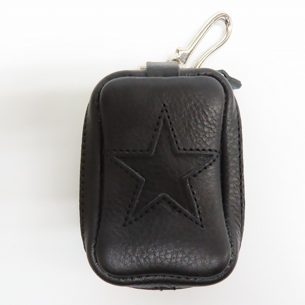 実際に弊社で買取させて頂いたCALEE/キャリー 20AW フック付き スター レザー ポーチ CL-20AW008SL