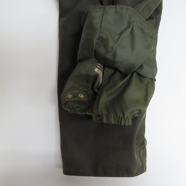 実際に弊社で買取させて頂いたbarbour/バブアー ビデイル オイルドジャケット カーキの画像 5枚目